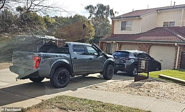 Some argued pedestrians could still walk around the car (pictured), but many said it was difficult for people with prams and those in wheelchairs