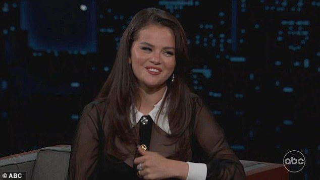 Selena Gomez revealed that she will be in the first episode of the upcoming sequel to The Wizards Of Waverly Place on Wednesday during an appearance on Jimmy Kimmel Live on ABC