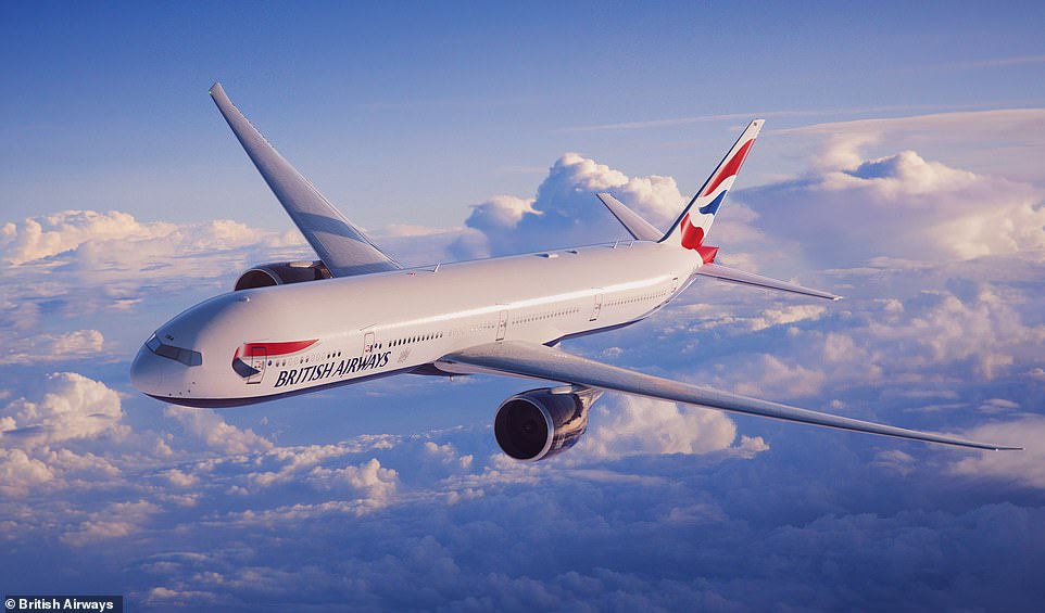 A British Airways Boeing 777-300 in flight. Want to sit at the very front of one with BA on a flight to New York from London? It'll cost you around £11,000 ($14,000)