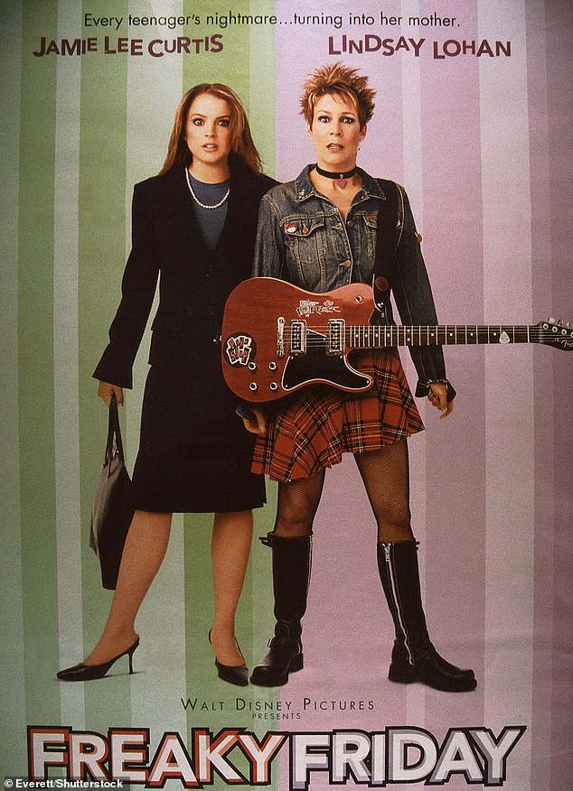 In Freaky Friday- a remake of the 1976 movie starring Jodie Foster - the pair play straight-laced psychiatrist mom Tess and high school rocker daughter Anna, who end up swapping bodies