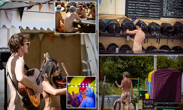 Inside Nudefest - the biggest naturist festival in the UK, where a cracking time is