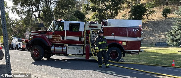 Firefighters had to respond to the bomb call at a Port Coast garage sale