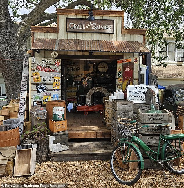 The town boasts many fanciful shops, some of which have closed since the NIMBY fight began