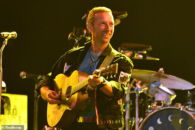 The Back To The Future actor, 63, played the guitar from his wheelchair, amid his battle with Parkinson's, with frontman Chris Martin , 47, poignantly crediting him for being the 'main reason' the group existed