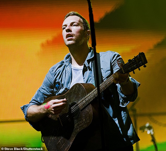 Pictured on stage in Glastonbury in 2011