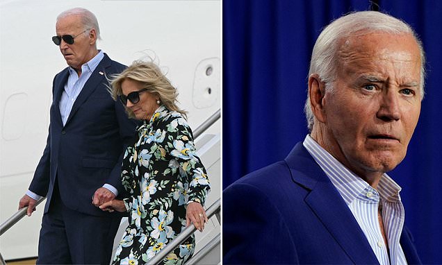 Jill Biden accused of 'elder abuse' as she hunkers down with Joe at Camp David despite
