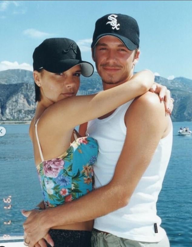 The iconic couple are set to celebrate their 25th wedding anniversary on July 4, and the footballer has reflected on the moment he first laid eyes on the Spice Girl (pictured in 1997)