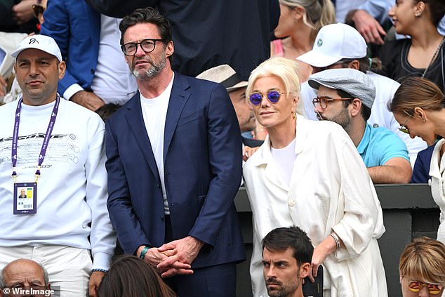'He wants to be closer to his mum and sister who are based there ¿ and possibly to find love again,' an insider told the publication. Pictured: Hugh and Deborra-Lee in 2023