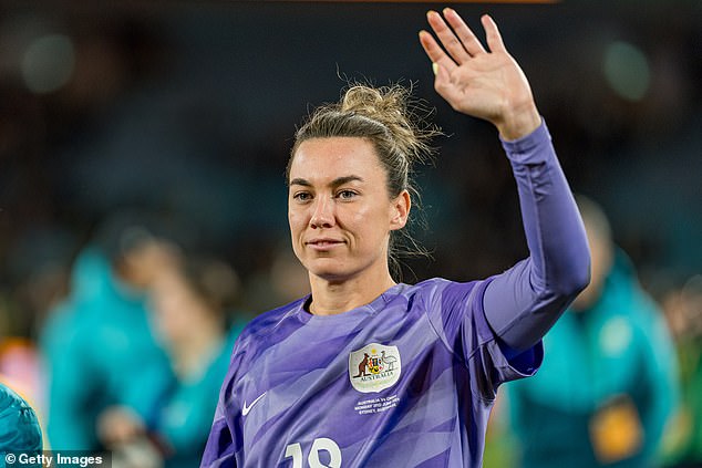 Matildas hero Mackenzie Arnold (pictured) will leave West Ham after making 'one of the most difficult decisions' of her life