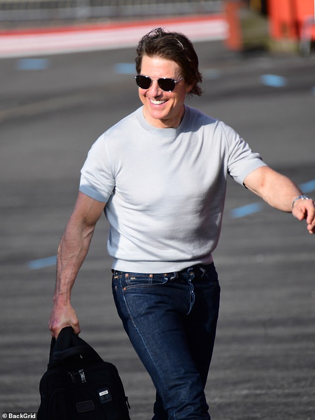 Tom Cruise, 61, was seen making a rare public outing with his son, Connor, 29 - whom he shares with ex-wife, Nicole Kidman, in London on Friday