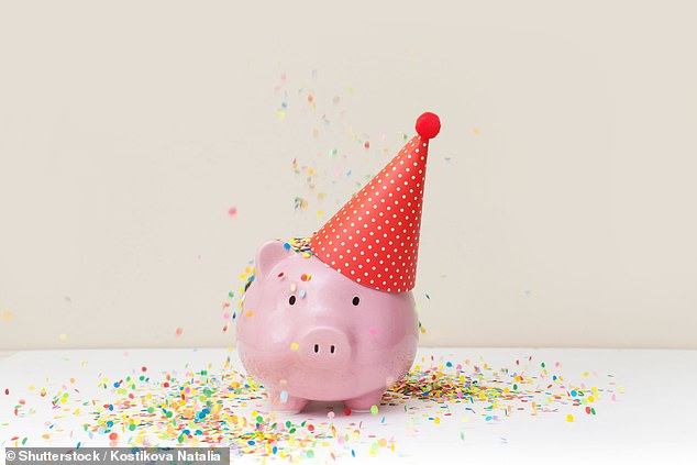 Party piggy: Two lucky Premium Bonds winners have scooped the £1m jackpots - but both had maximum holdings