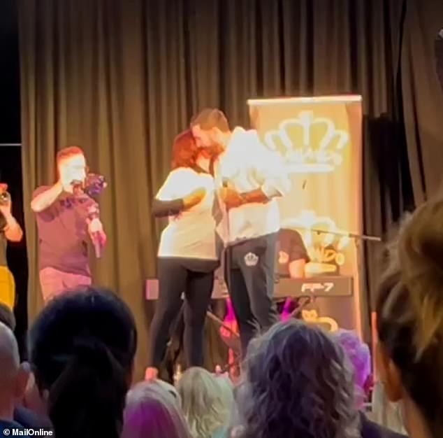 As Shirley, 57, came onto the stage to teach a Jive, she couldn't help but express her support for Giovanni - who quit Strictly this year amid the scandal