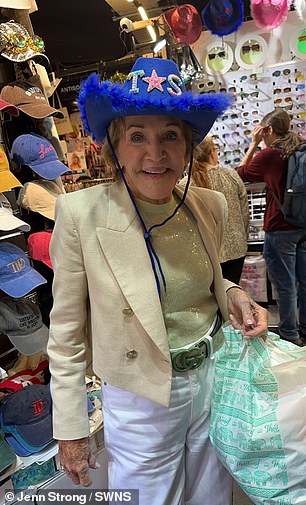 Nancy looking for Swiftie-style clothing at Camden market