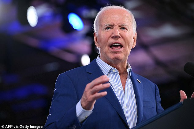 On Saturday, Biden appeared at a New York fundraiser ¿ in a glitzy Long Island beach town ¿ and, according to one attendee, read a simple 15-minute speech off a teleprompter, before leaving without taking any questions.