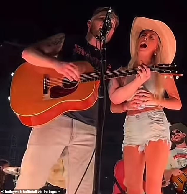 Haliey Brianna LaPaglia , also known as 'Brianna Chickenfry,' just two days after Lapaglia joined the podcaster's her boyfriend Zach Bryan on stage at Nashville's Nissan Stadium