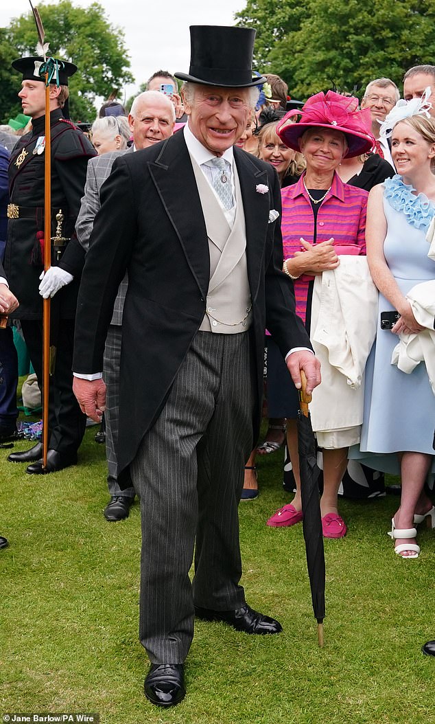 His Majesty, 75, is in Edinburgh to mark Holyrood Week, the official visit by the Sovereign to Scotland every July to celebrate Scottish culture, community, and achievement.