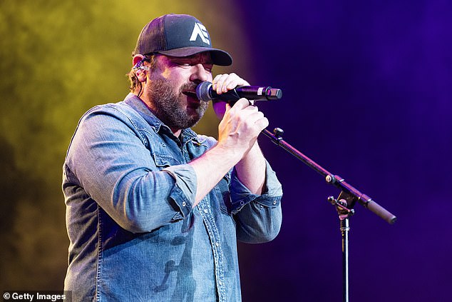Chris Young revealed his stepfather, Michael Harris suffered a heart attack on the same day he was set to perform a scheduled concert over the weekend; seen in June 2024