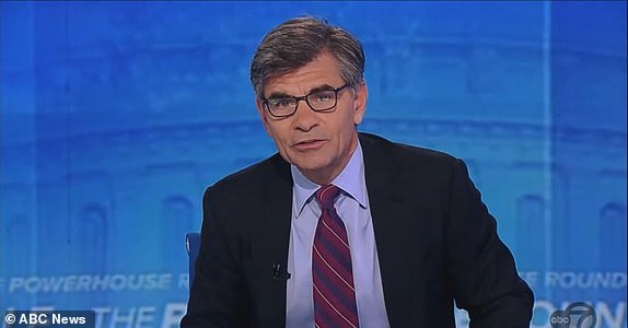 September 3, 2023: George Stephanopoulos and his panel reacted, Sunday, to a new 2024 presidential poll the ABC News anchor billed as "kind of shocking."In a discussion on Sunday's edition of This Week, Stephanopoulos referenced a new Wall Street Journal poll showing former President Donald Trump dead even with President Joe Biden, 46-46, in a head-to-head-matchup."It is kind of shocking in a way that despite all of the baggage that Donald Trump carries, he's tied with Joe Biden right now," Stephanopoulos remarked.On the panel were: Reihan Salam, a contributing writer for The Atlantic; former Democratic National Committee chair Donna Brazile; Heidi Przybyla of Politico, and Susan Page, the Washington bureau chief at USA Today.