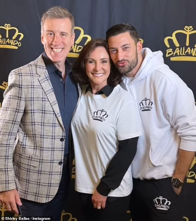 It wasn't just Giovanni at the event, as head judge Shirley Ballas and Anton Du Beke also attended to teach classes and show their support for the under siege dancer