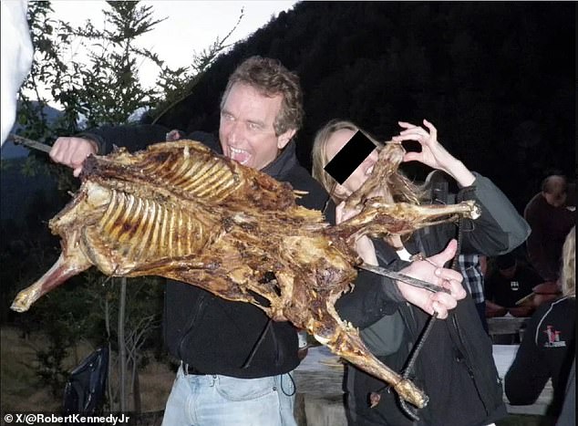 Vanity Fair published a story Tuesday that claimed independent presidential candidate Robert F. Kennedy Jr. sent out a picture to a friend that showed him pretending to gobble down a barbecued dog in Korea. Kennedy said it was a goat in Patagonia