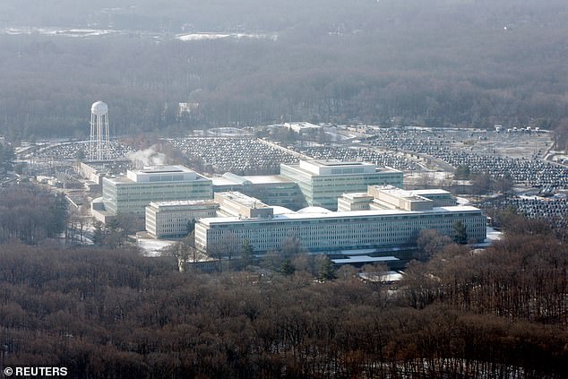 She spoke about how after meeting her husband, she allowed him to visit her at the agency's famous headquarters in Langley, Virginia - only after having her cover blown thanks to a mixup