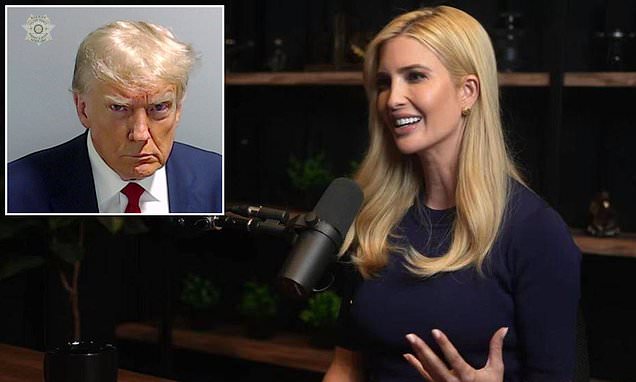 Ivanka briefly opens up for the first time about father Donald Trump's legal battles - and