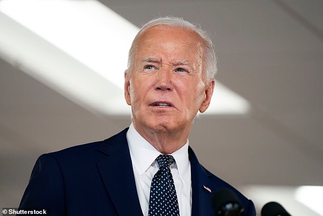 Joe Biden's (pictured) administration says Ukraine is still too corrupt to join NATO
