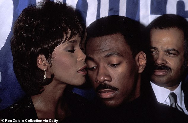 In the eighties Eddie, 63, was riding the fame game after SNL and then  Coming To America catapulted him into superstar celebrity status and a romance with Whitney Houston (pictured together in 1989)