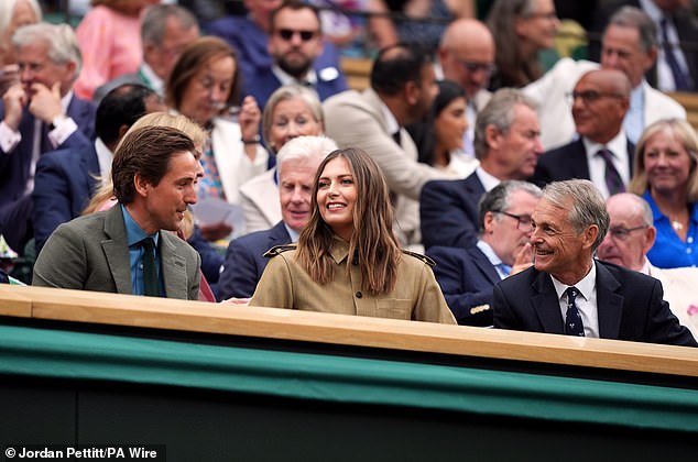 It's no wonder that tennis star Maria Sharapova - a Russian five-time Grand Slam champion, who retired from the game in 2020 - was in attendance at Wimbledon