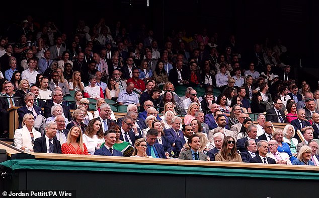 From tennis VIPs to business magnates and sometimes even monarchs, the Royal Box at Wimbledon also attracts an interesting crowd of fans