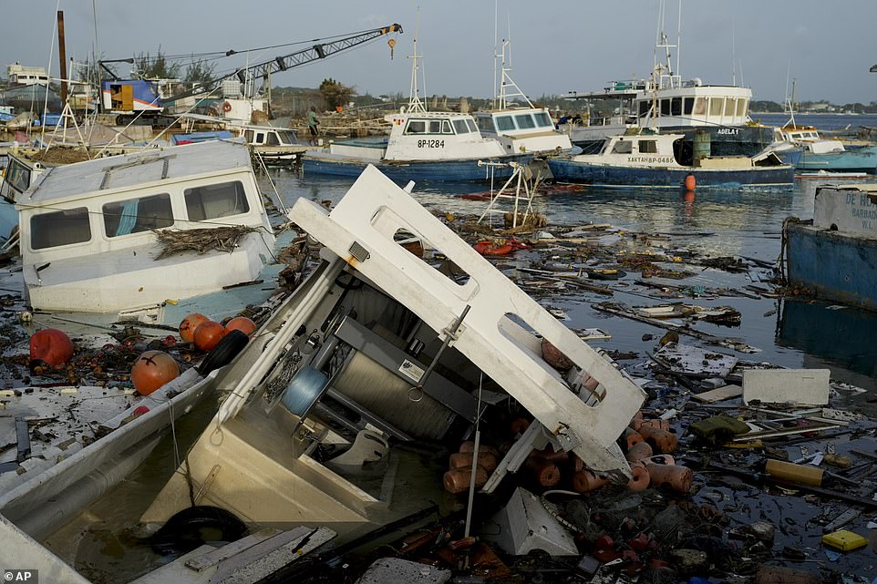 In Jamaica, though, extensive damage already appears unavoidable, with the storm then projected to cross the Yucatan Peninsula sometime Friday. By then, it will against strengthen into a Category 5, officials said - after it had already achieved that status Monday. There, it will move into the Gulf of Mexico, before slamming into either Mexico or southern Texas, weather officials said. As of 5pm Wednesday, the hurricane's center had already passed through the capital Kingston, still some 265 miles from Grand Cayman, as the storm moved past the country. It is currently moving west-northwest at speeds of around 20mph, while the winds whipping around insight of it are around seven times faster. 'The Cayman Islands are sort of next in line for seeing significant impacts,' Brennan on Wednesday added, after some slight weakening occurred as the storm approached Jamaica earlier in the day.