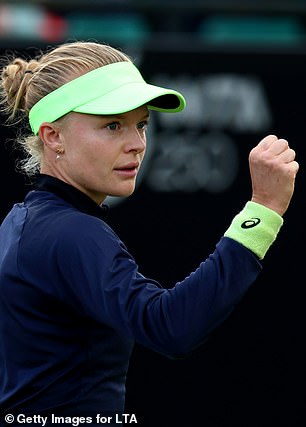 Harriet Dart improved on last year's first-round exit