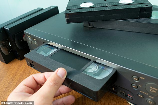 DVDs take you to an interactive menu to start a film or show - but VHS players would always start playing where it left off