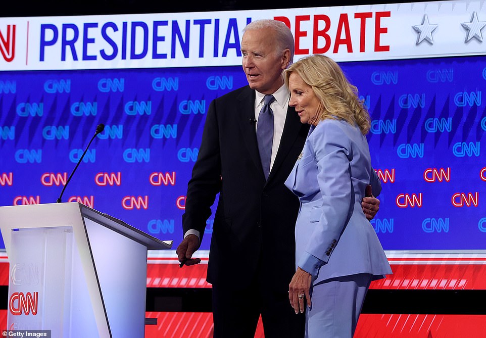 The survey of 1,000 likely voters, conducted days after the debate, also found that 70 percent think Biden should also get another overall physical examination. Biden blamed his poor performance last week, in part, on being sick with a cold, one the White House has said he got during his international trip - 19 days ago.