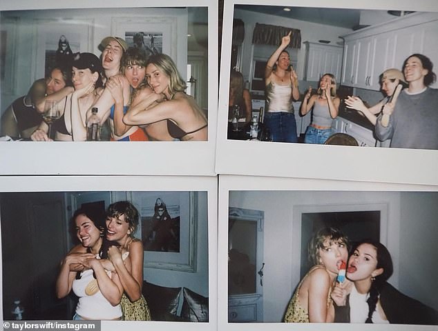 Last year Swift shared outtakes from her July 4th gathering on Instagram, which featured Selena Gomez