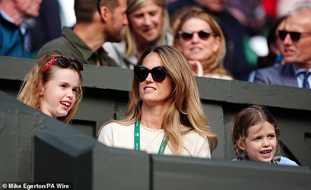 The royal  was animated as she excitedly watched the match with her husband and brother-in-law