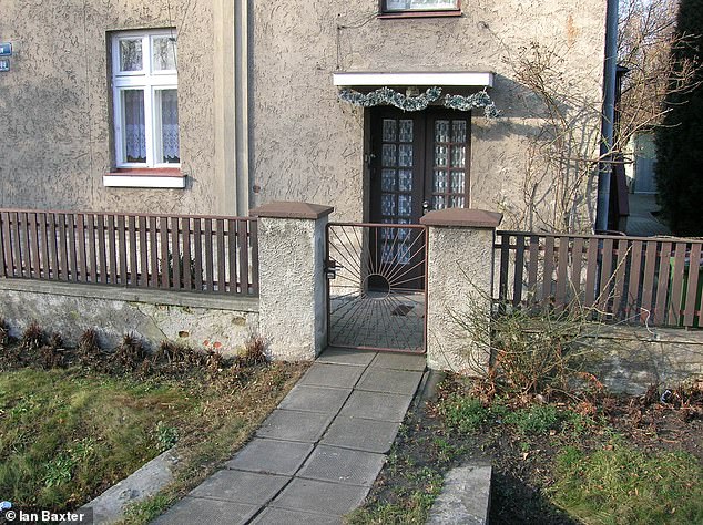 The entrance to the Höss family home in Auschwitz