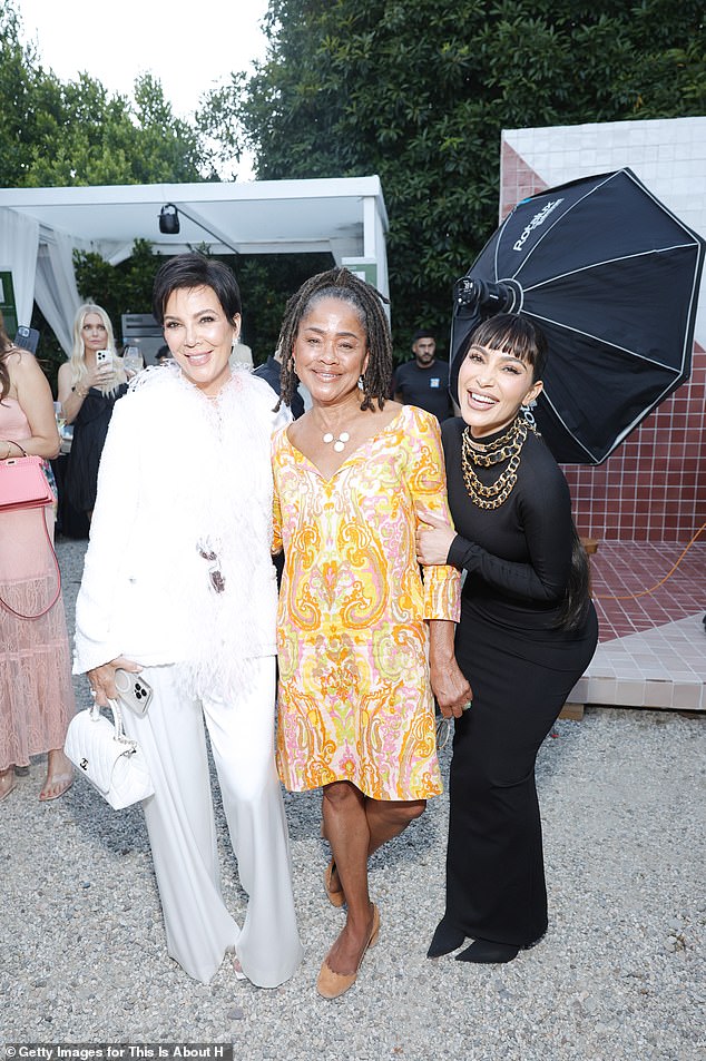 Doria has previously been spotted at events with other high-profile guests, including Kris Jenner and Kim Kardashian (pictured at This Is About Humanity charity gala last August)