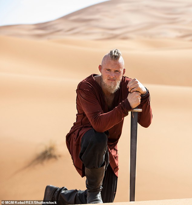 Ludwig is best known for his role as Bjorn Ironside, son of Ragnar Lothbrok and Lagertha, on the hit show Vikings; seen in a still from the series