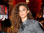 Star appeal: Actress Zendaya in a monochrome gray Berluti suit