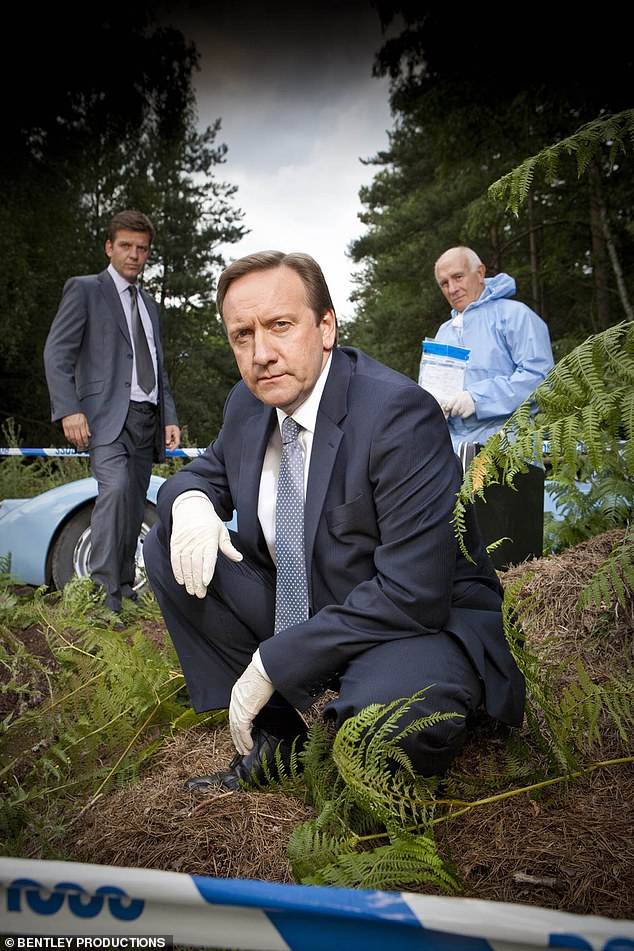 DCI John Barnaby played by Neil Dudgeon (centre) is the main character in Midsomer Murders