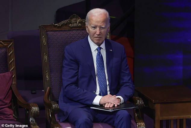 Biden went to church on Philadelphia, Pennsylvania on Sunday morning where he remained seated and appeared confused for 30 seconds after the pastor called for the congregation to stand for praise and worship