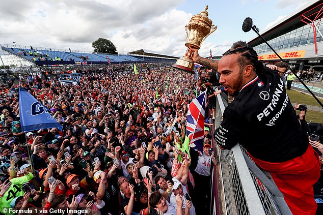 He held off a late challenge from Max Verstappen to take his first race win since 2021