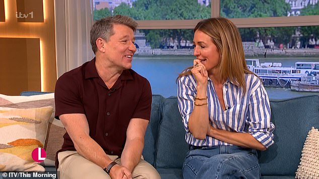 As the pair were getting ready to present the daytime show, their ITV co-host Lorraine, 64, cut to the This Morning set to check in on the duo to find out what would be coming up