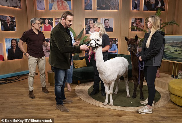 During the show, singer Russell Watson made an appearance as he celebrated 25 years of his career - and also got the chance to interact with the adorable animals