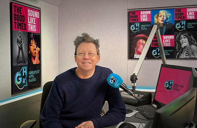 Meanwhile, Greatest Hits Radio which boasts Simon Mayo (pictured) as a host has recorded a 50 per cent increase, with more than 2.5 million new listeners taking its total to 7.69 million