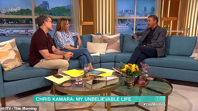 He told hosts Ben Shephard and Cat Deeley when they asked how he was doing: 'I'm doing great, I've got everything back apart from the speed in my voice