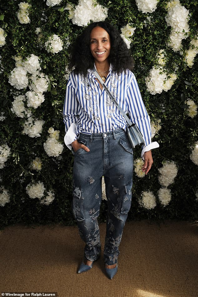 Chioma Nnadi, wearing Ralph Lauren