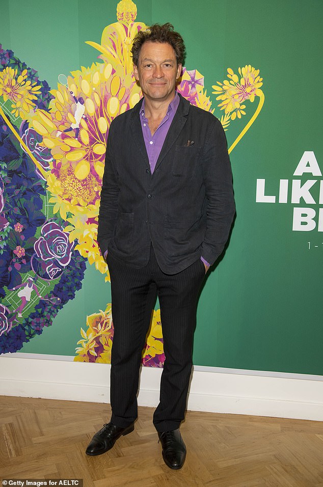 Dominic West in the AELTC's Parkside Suite in No.1 Court at The Championships 2024