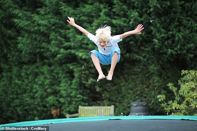 Trampoline trouble: A This is Money reader has problems with noise from kids on a trampoline